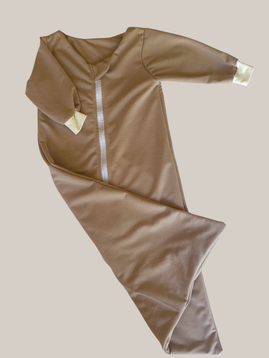Beige Long Sleeve Sleep Sack