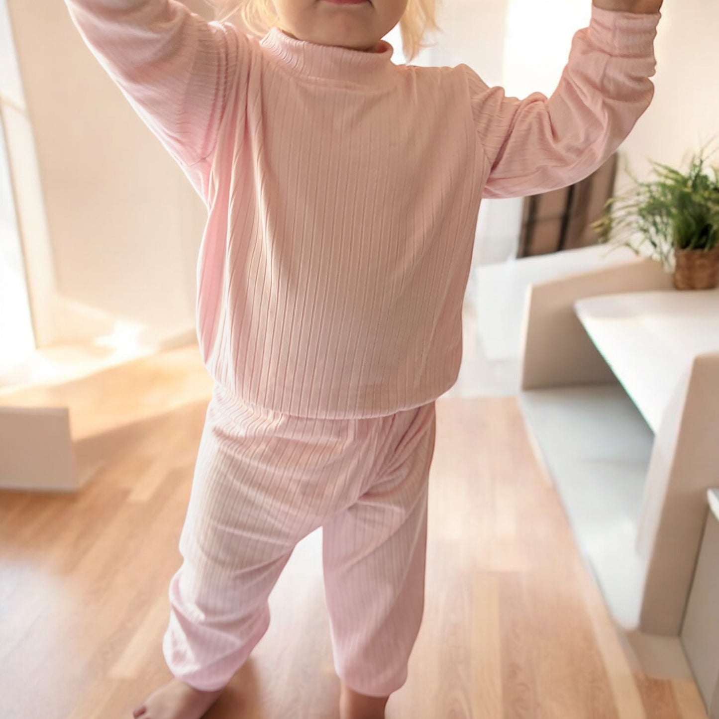 Pastel Pink Pyjama Set