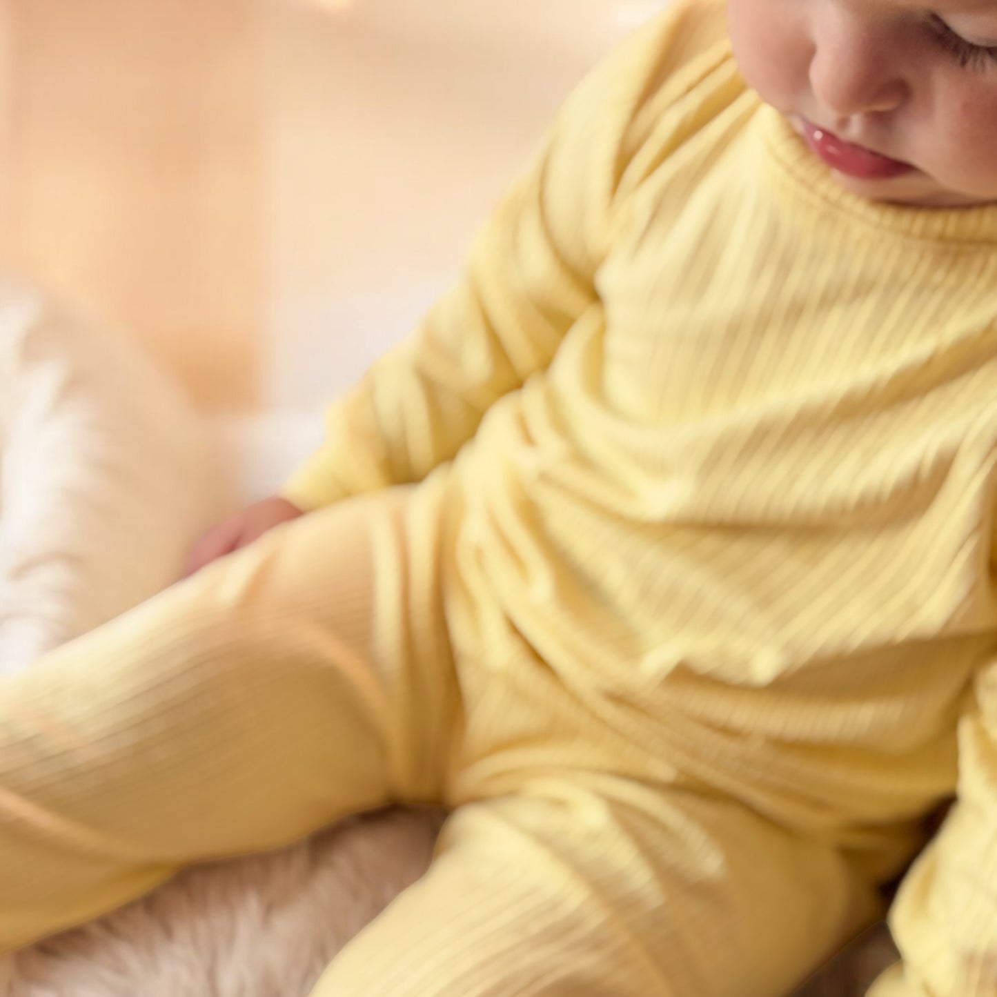 Pastel Yellow Pyjama Set