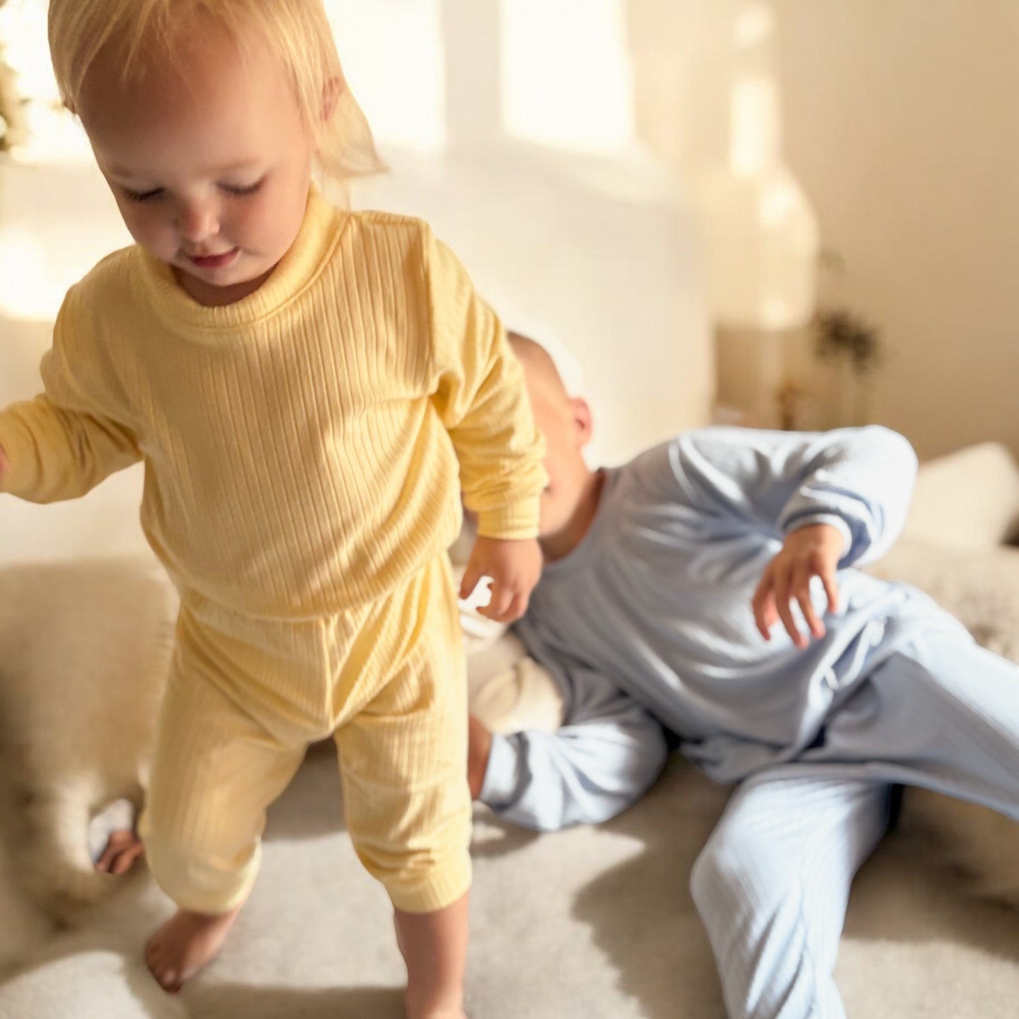 Pastel Yellow Pyjama Set