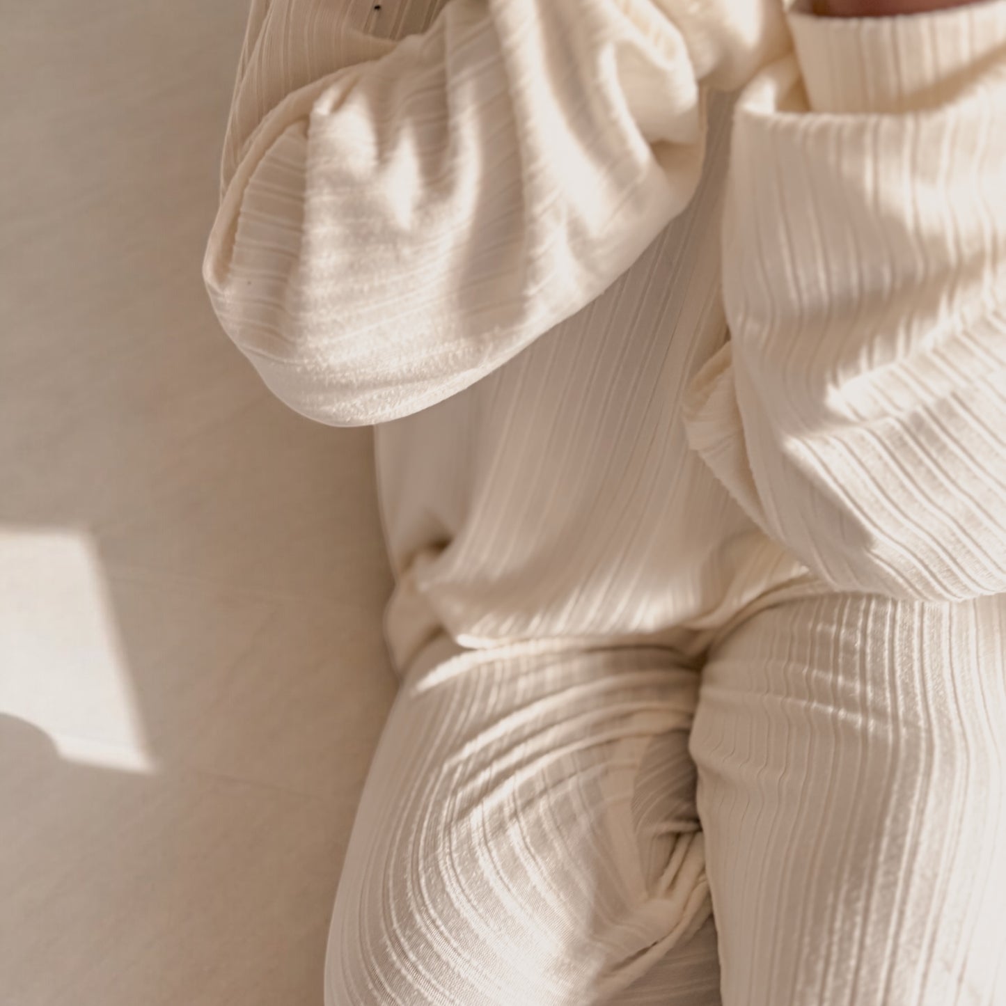 Pastel Cream Pyjama Set