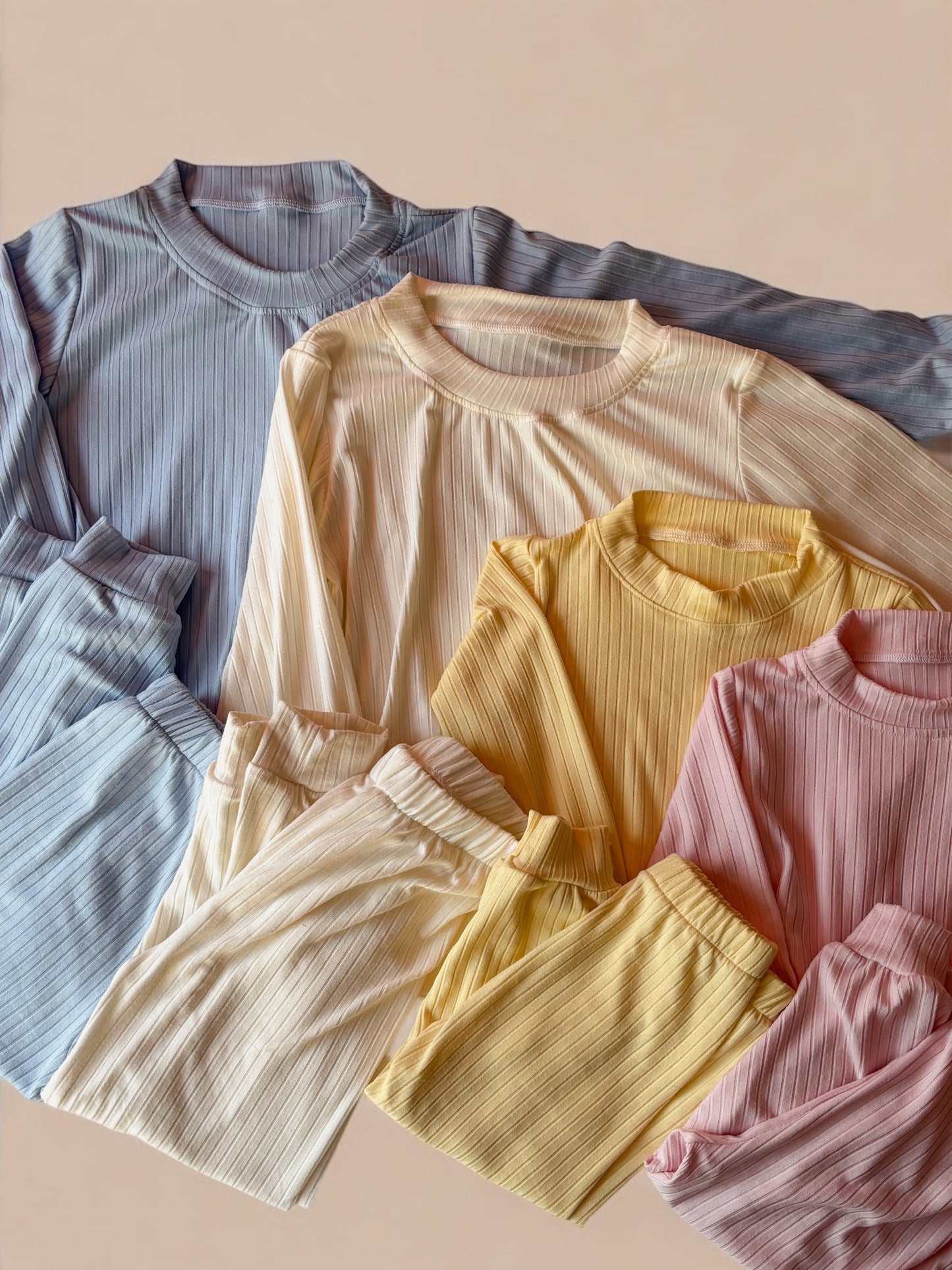 Pastel Pink Pyjama Set