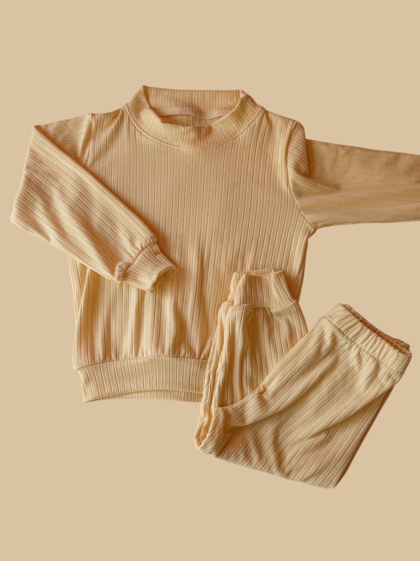 Pastel Yellow Pyjama Set
