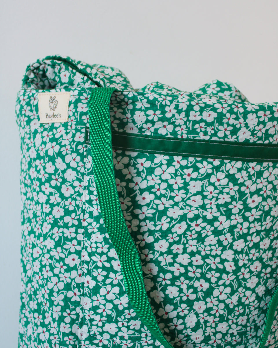 Picnic Blanket – Green Floral