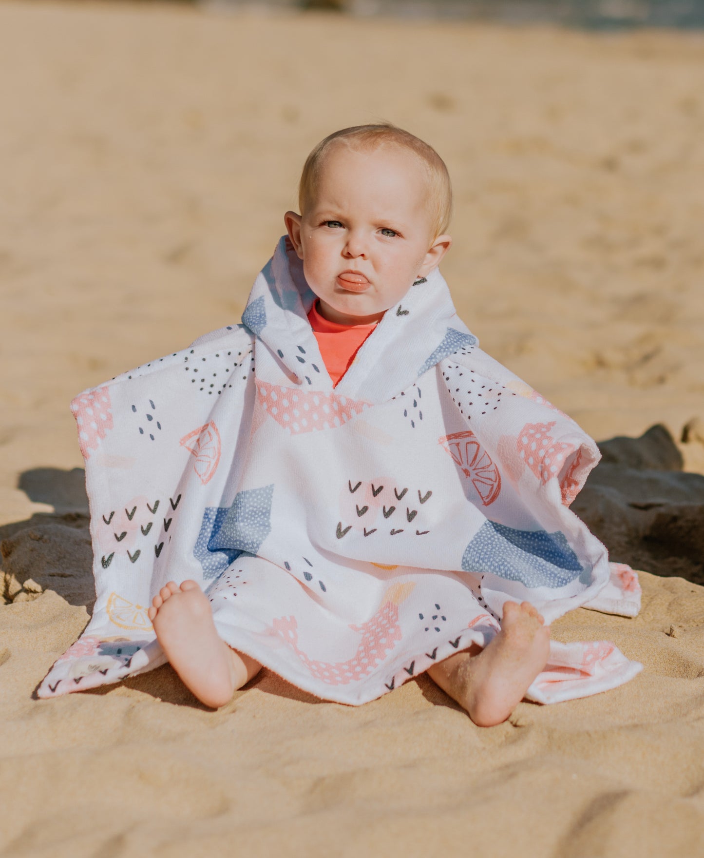 Lemon Squeezy Beach Poncho