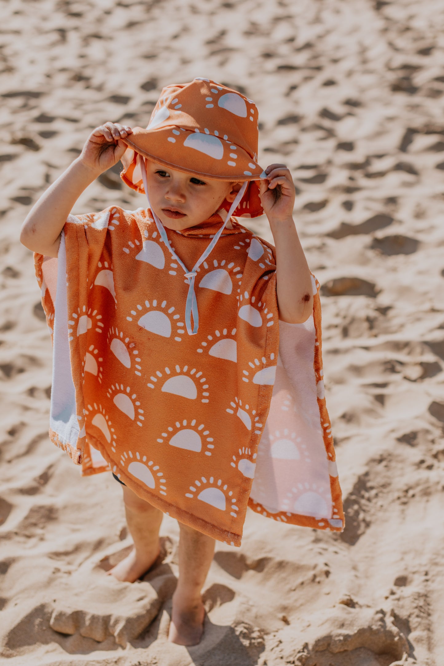 Boho Sunrise Beach Poncho