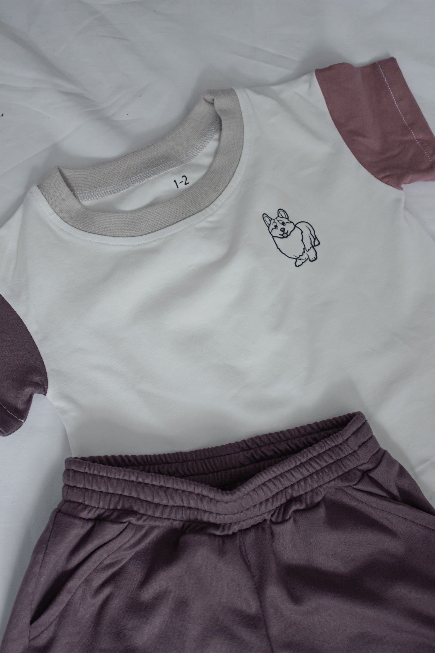 Baylee's Box Tee and Shorts - Girls