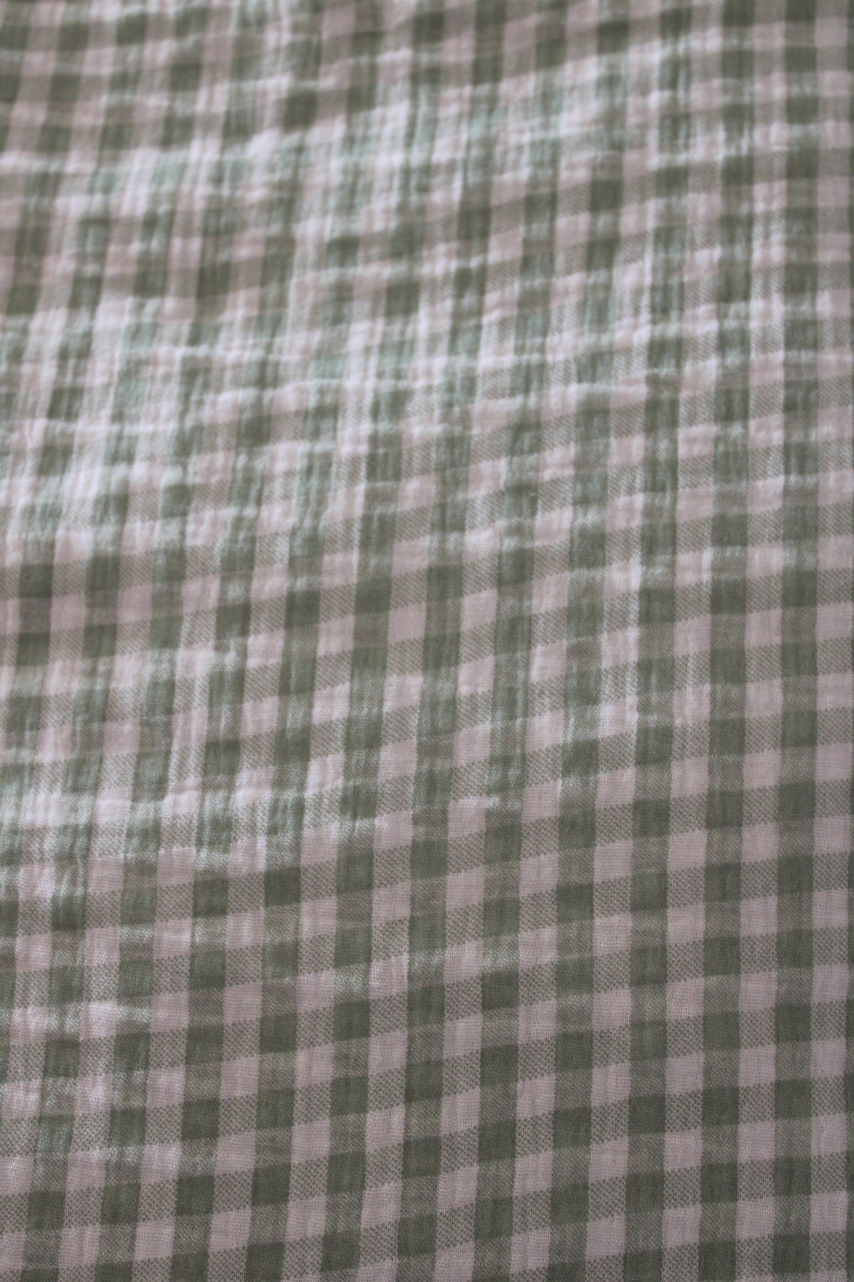 Sage gingham