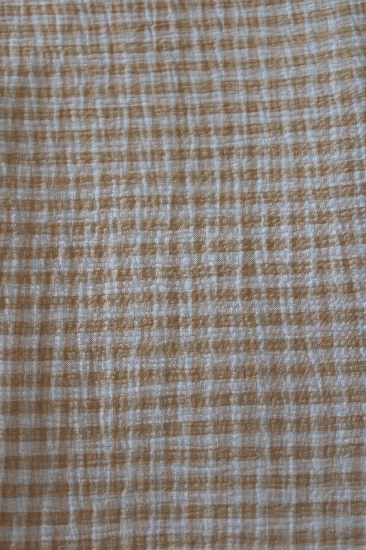 Apricot gingham