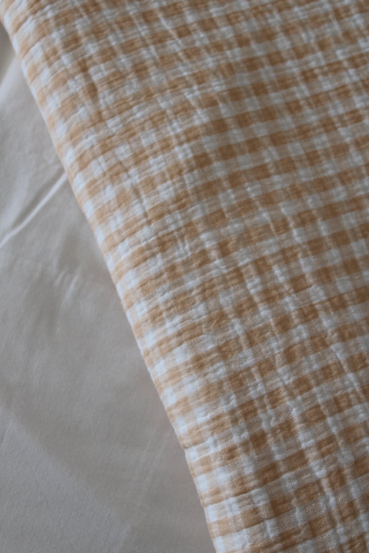 Apricot gingham