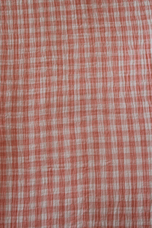 Pink candy gingham