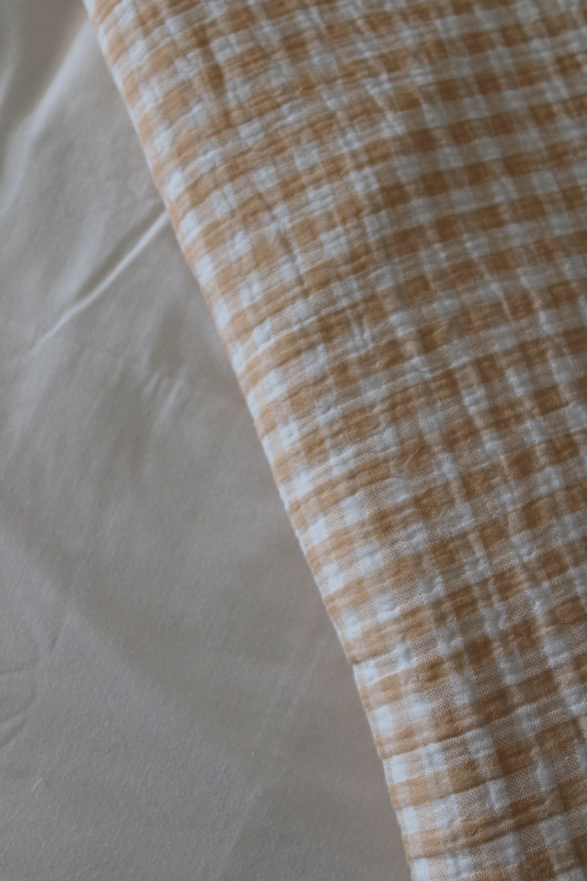 Apricot gingham