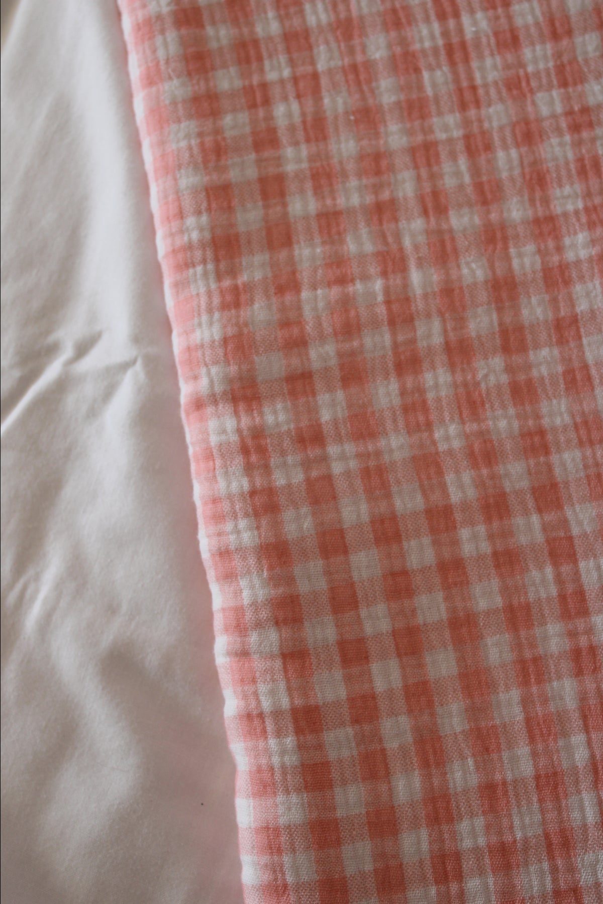 Pink candy gingham